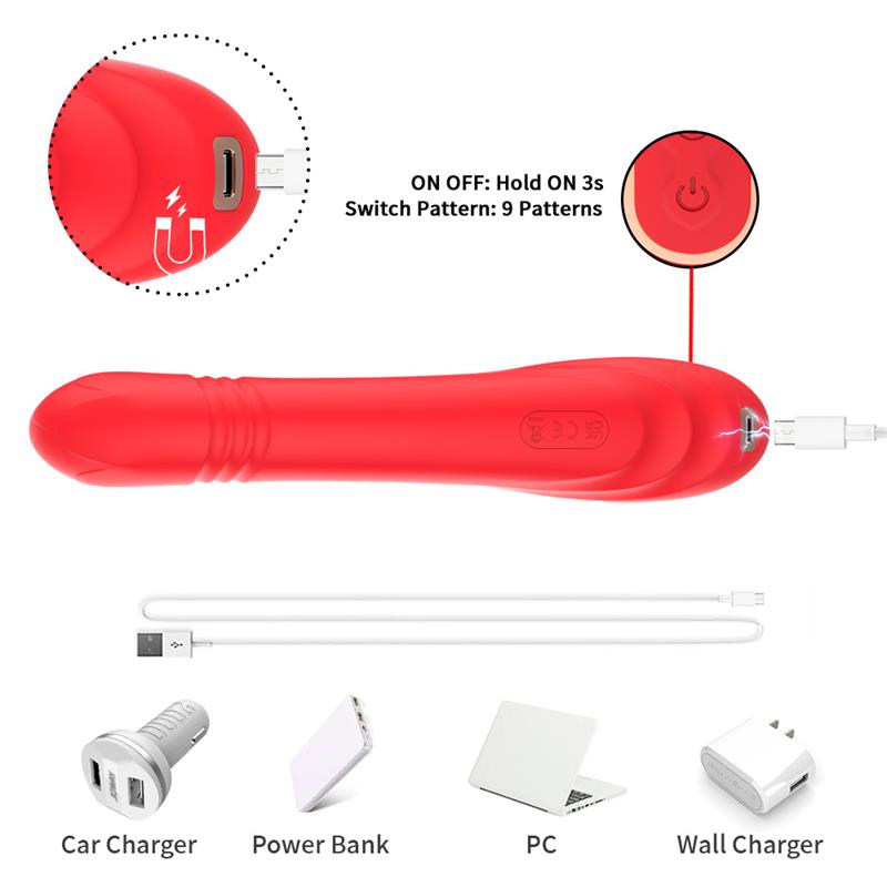 Thrusting Rabbit Tickler Vibrator