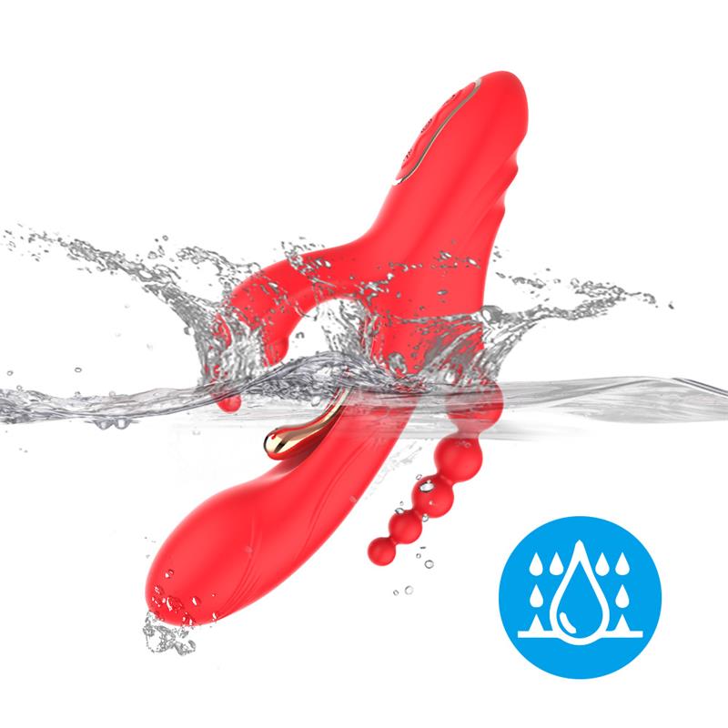 Tickler Rabbit Vibrator with Anal Beads