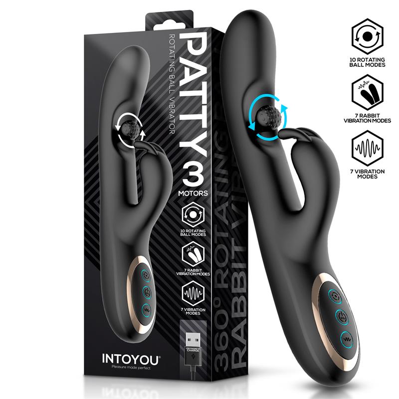 Patty Vibrator with Rotating Ball