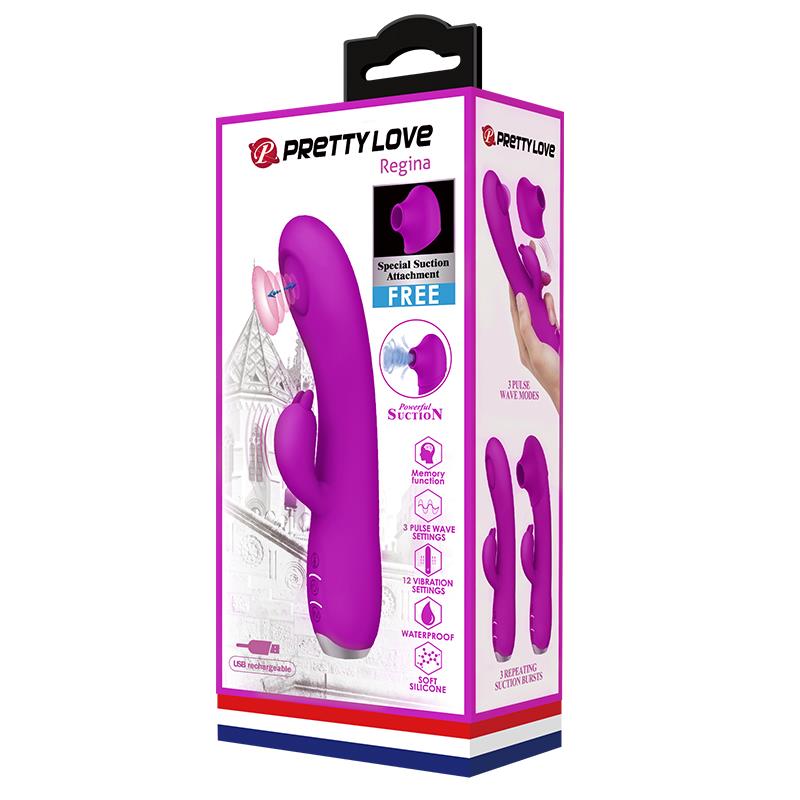 Regina Vibrator with Suction and Tapping