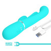 Shania Tripple Rabbit Vibrator Turquoise