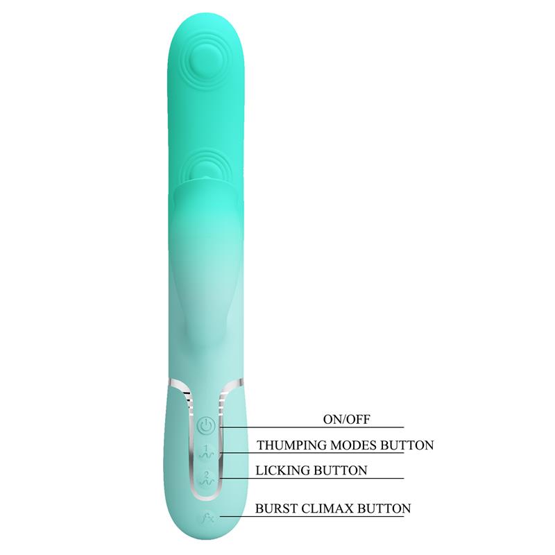 Gigi Rabbit Vibrator Thumping and Licking
