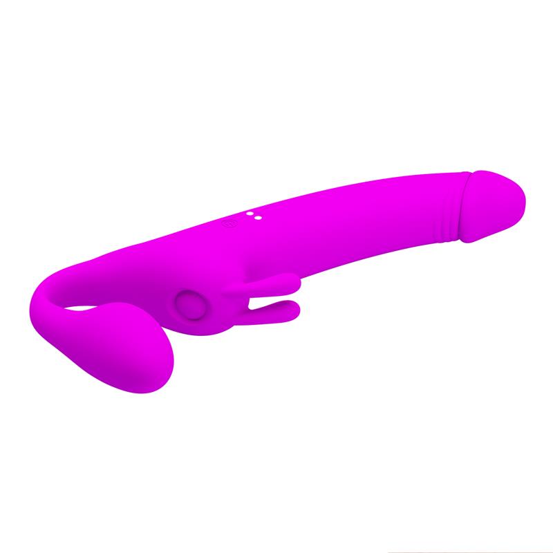Zanini Vibrating Strapless StrapOn Silicone