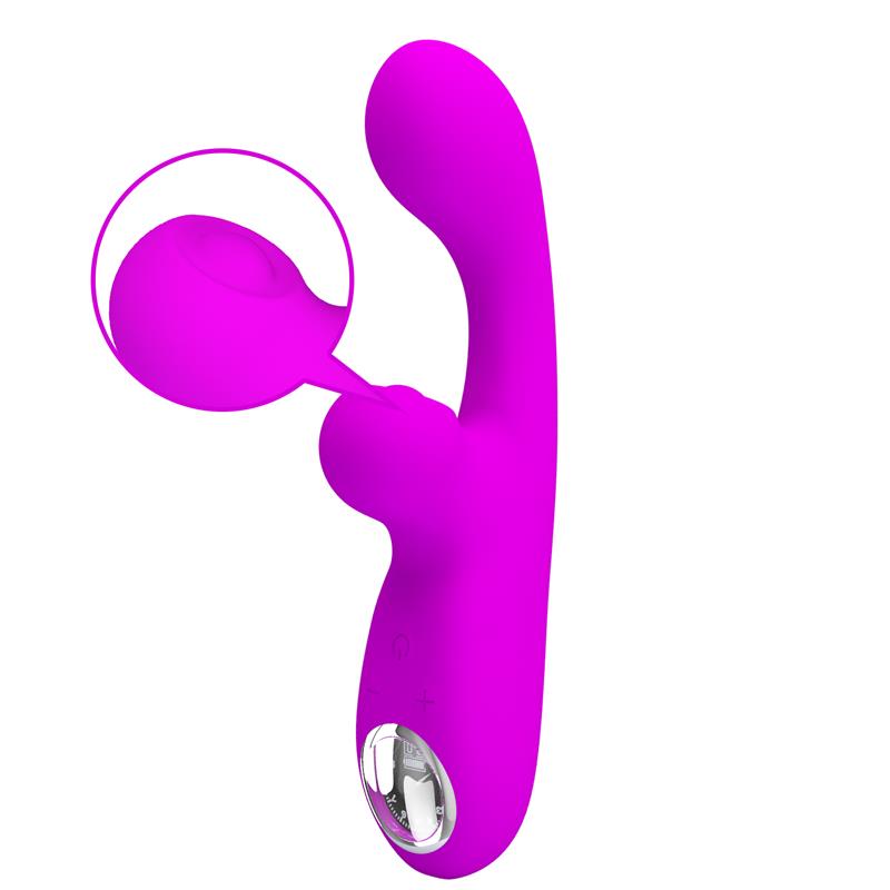 Skylar Bunny Vibrator and Thumping  Fuchsia