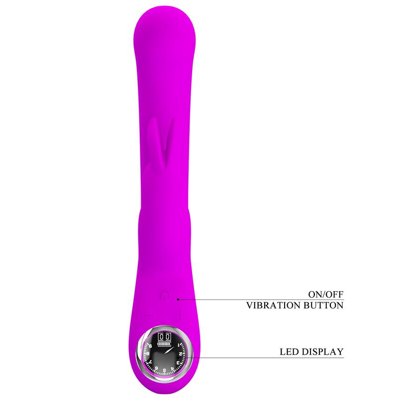 Skylar Bunny Vibrator and Thumping  Fuchsia
