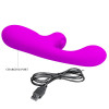 Skylar Bunny Vibrator and Thumping  Fuchsia