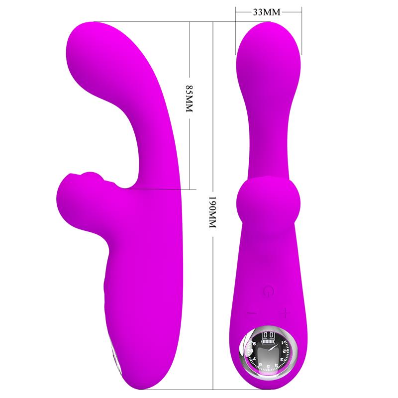 Skylar Bunny Vibrator and Thumping  Fuchsia