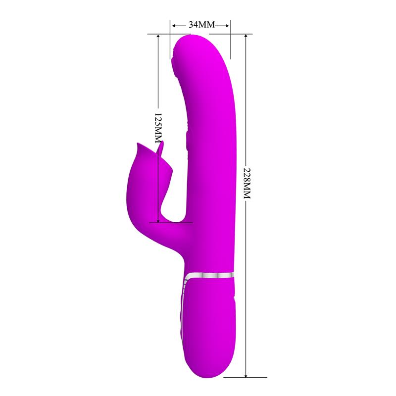 Gigi Vibrator Licking and Thumping Fuchsia