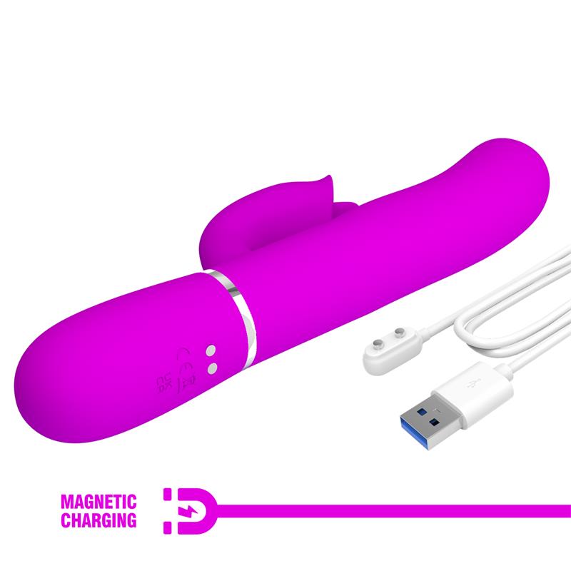 Gigi Vibrator Licking and Thumping Fuchsia