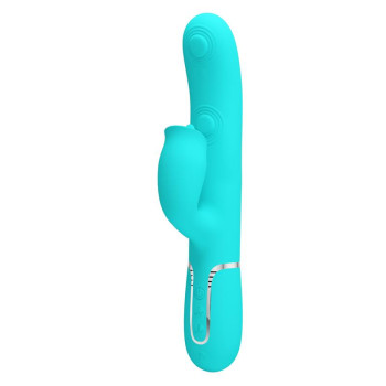 Gigi Vibrator Licking and Thumping Turquoise