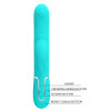 Gigi Vibrator Licking and Thumping Turquoise