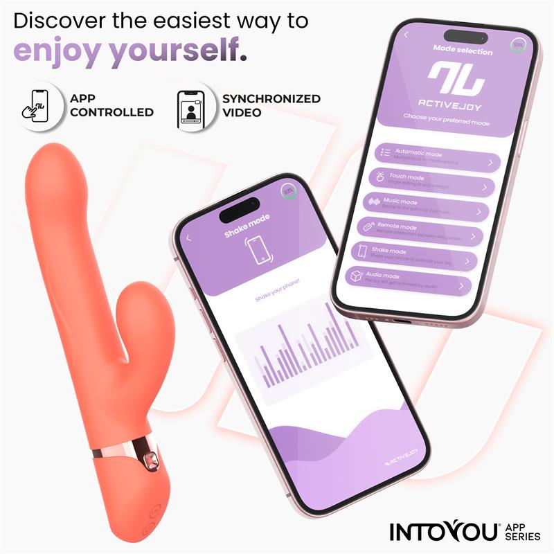 Mindy Vibe with Up and Down Beads Ring, Finger and Pulsation with APP