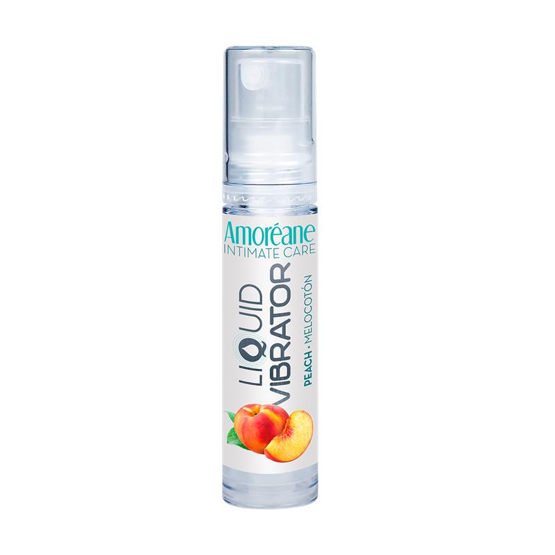 Liquid Vibrator Waterbase Peach 10 ml
