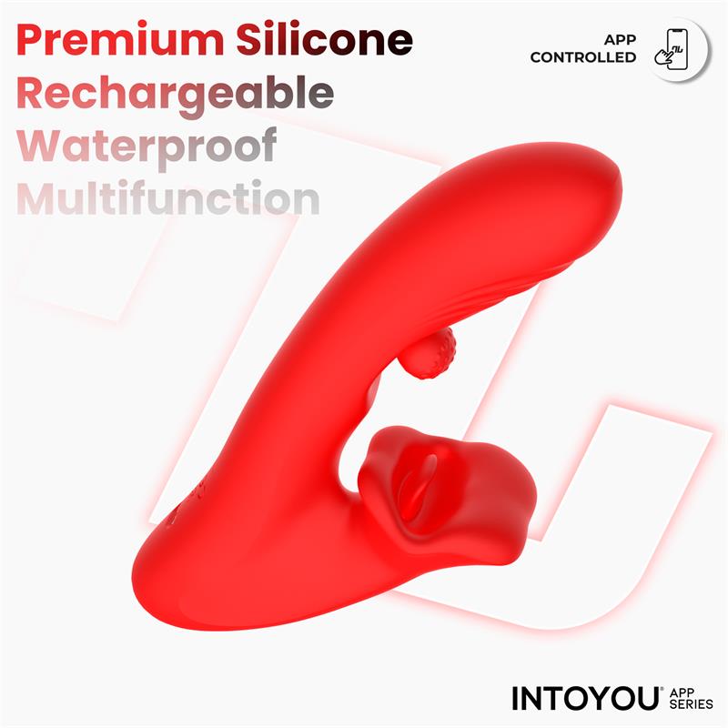 Franky Biting and Rotating Ball Vibrator with App