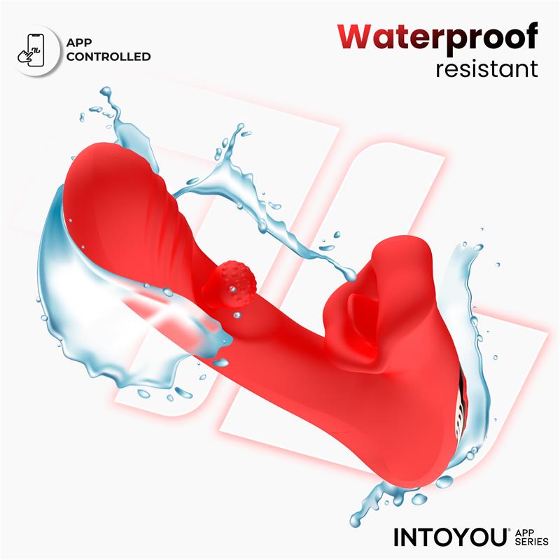 Franky Biting and Rotating Ball Vibrator with App