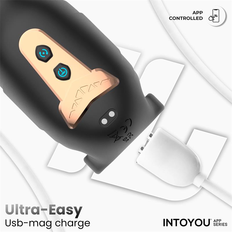 Zonte Rotating Cap Vibrating Masturbator with App