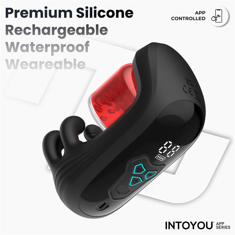 Torky Compressing Rotating Masturbator with App