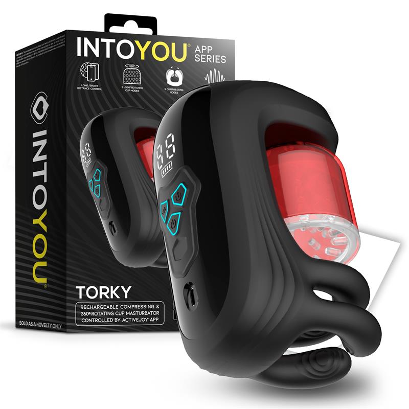 Torky Compressing Rotating Masturbator with App