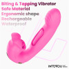 Bimby Biting and Double Tongue Tapping Vibrator with App