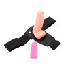 Vibrating Strap-On Stunt Cock 8.2 Flesh