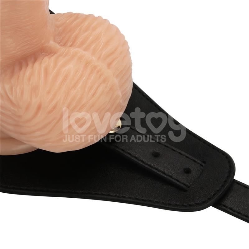 Strap On with Vibrating Dildo 9.5