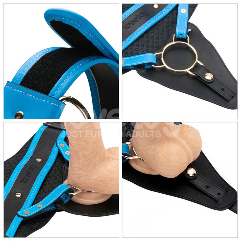 Strap On with Vibrating Dildo 8.5