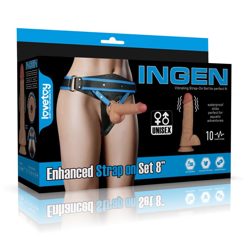 Strap On with Vibrating Dildo 8