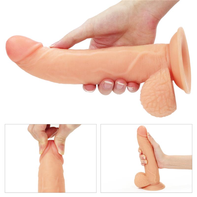 Strap-on with Vibrating Dildo and Remote Control 8.5