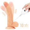 Strap-on with Vibrating Dildo and Remote Control 8.5