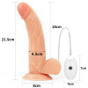 Strap-on with Vibrating Dildo and Remote Control 8.5