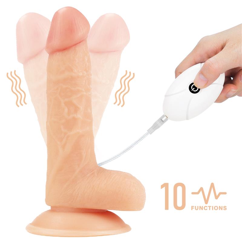 Strap-on with Vibrating Dildo and Remote Control 7.0