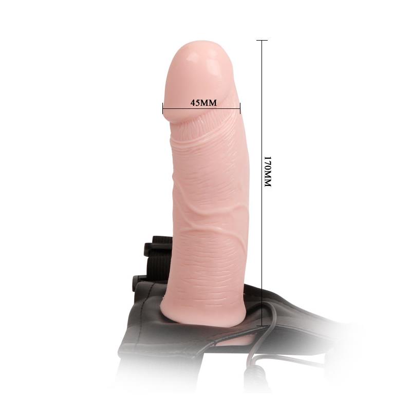 Strap-on with Vibrating Hollow Dildo Mens Pants