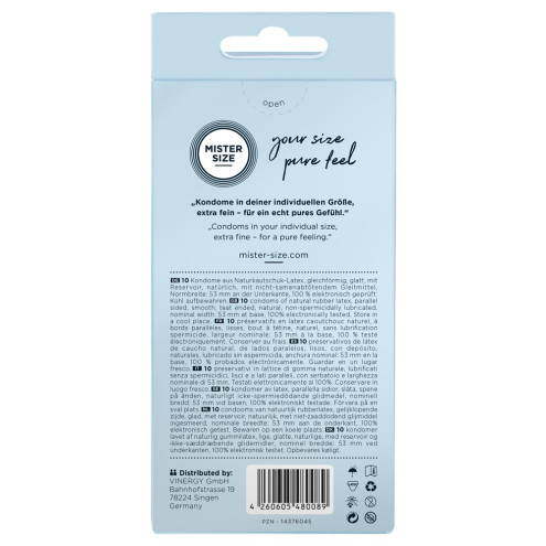 Mister Size 53 mm 10 pack