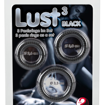 Lust Cock Ring Trio