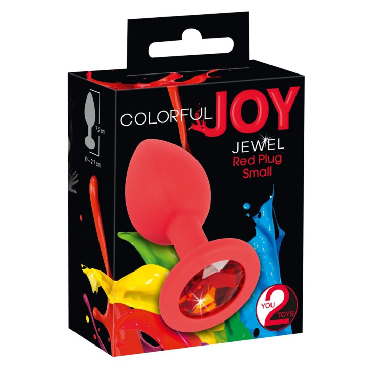 Jewel Red Plug Small
