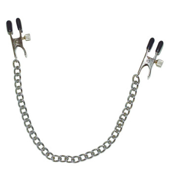 Boob Chain with Nipple Clamps