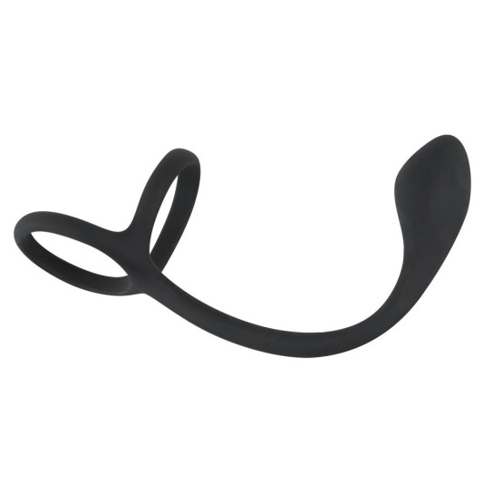 Cock & ball ring with butt plug