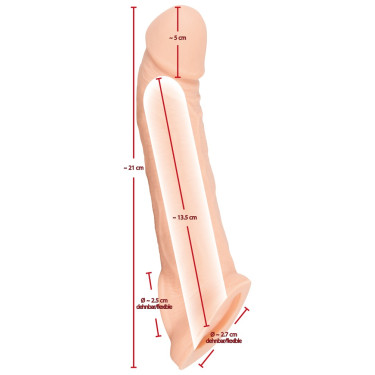 Penis Sleeve with Extension