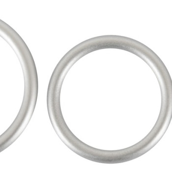 Metallic Silicone Cock Ring Set