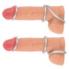 Metallic Silicone Cock Ring Set