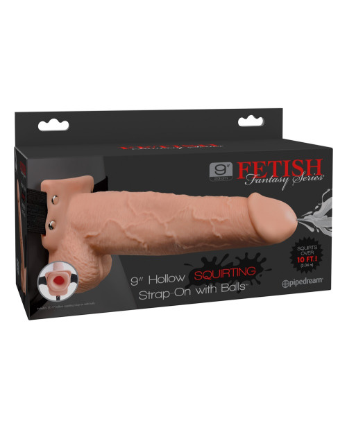Strap-on Squirting 9”