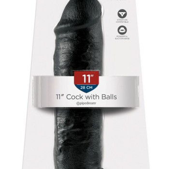 Svartur 11" Cock with Balls
