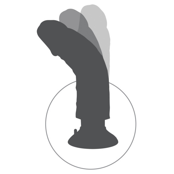 8" Vibrating Cock