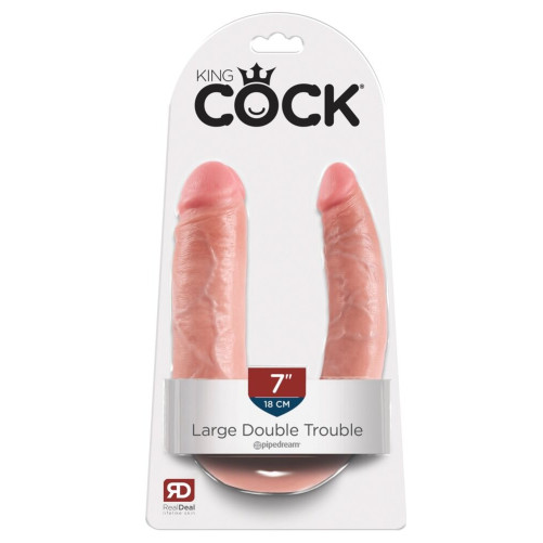 43cm King Cock Double Trouble