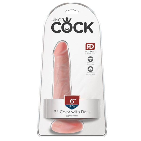 6" Cock and balls