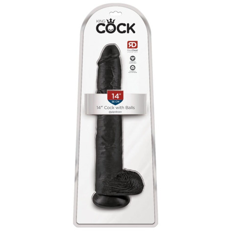 Svartur 14" Cock with Balls