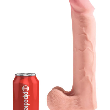 12" Triple Density Cock with Balls+sogskál