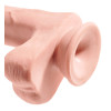 12" Triple Density Cock with Balls+sogskál