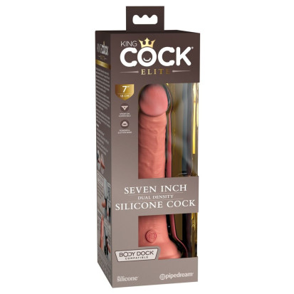 7“ Dual Density Silicone Cock