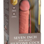 7“ Dual Density Silicone Cock